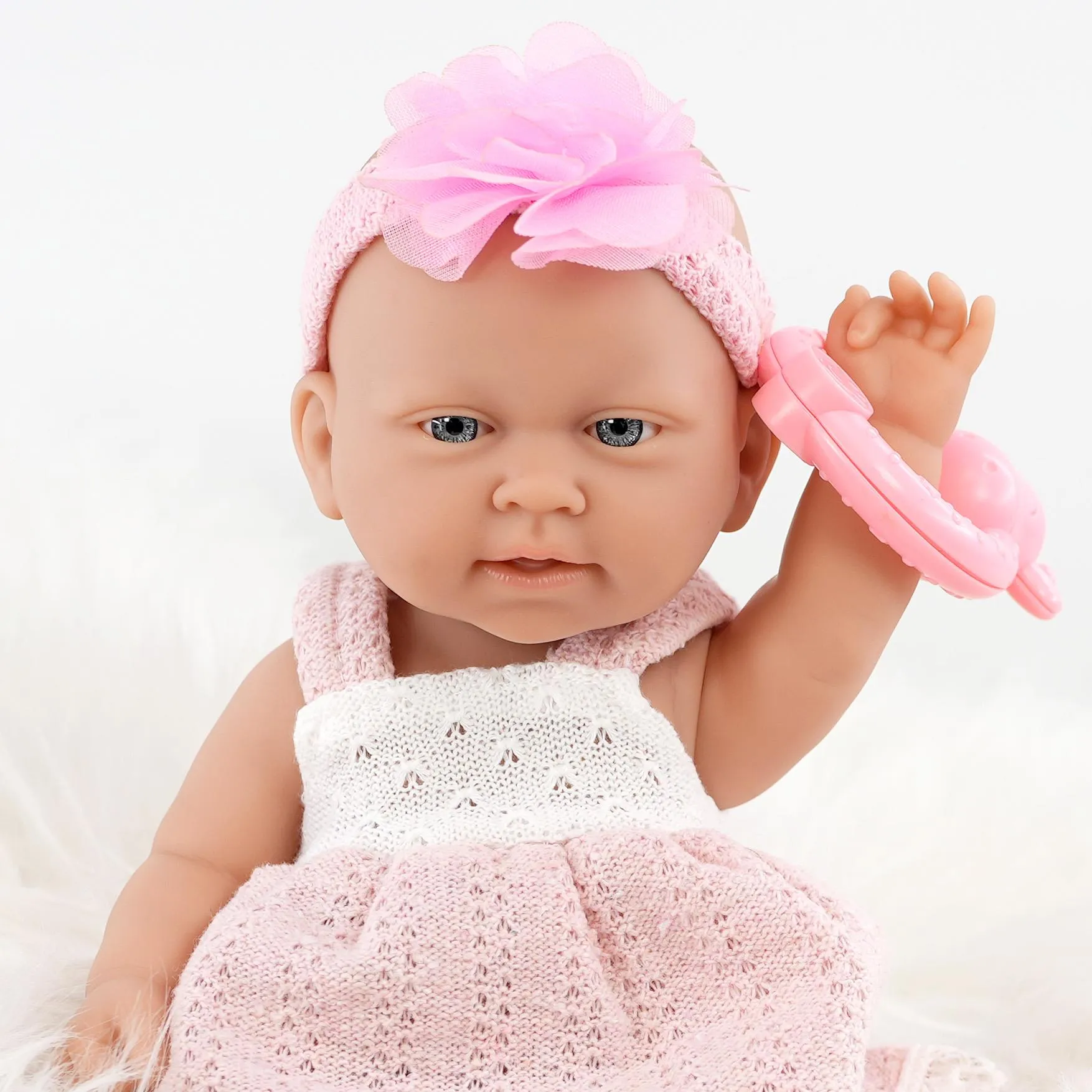 10" Baby Doll Play Set with Dummy and Rattle