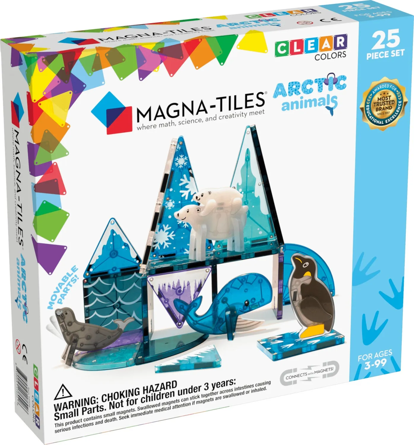 Arctic Animals 25pc Magna-tiles