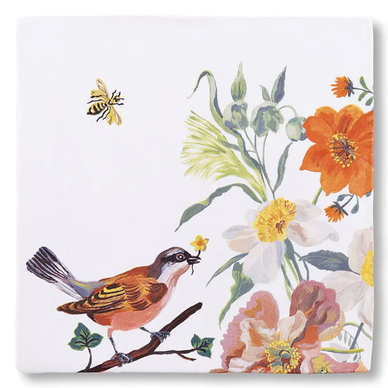 Birds And Bees Tile
