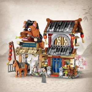 Creative Chinese Adventure Shops Building Blocks