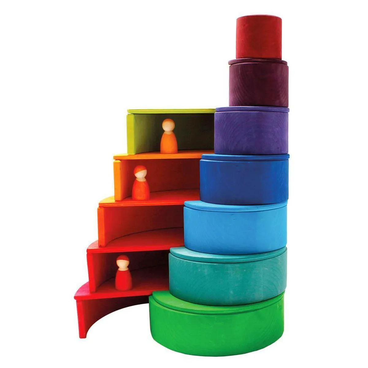Grimm's large semi circles - rainbow