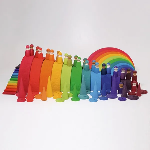 Grimm's large semi circles - rainbow