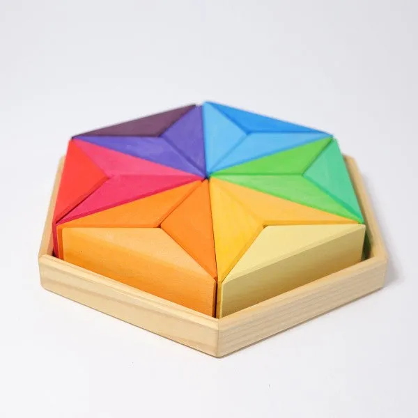 Grimm's Wooden Complementary Color Star, Large