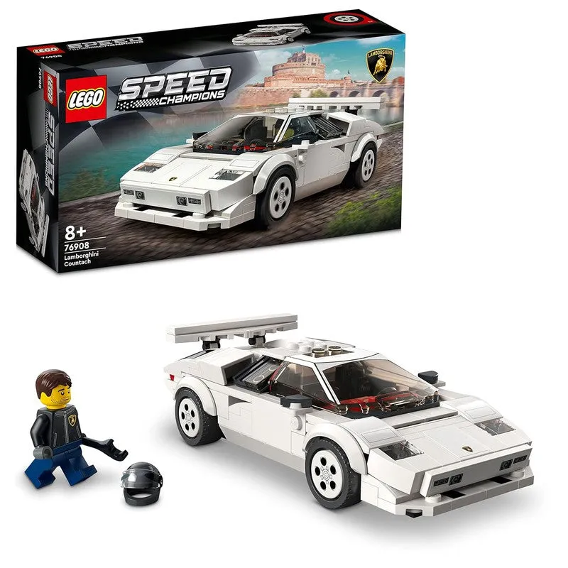 LEGO Speed Champions Lamborghini Countach 76908 Building Kit (262 Pcs)