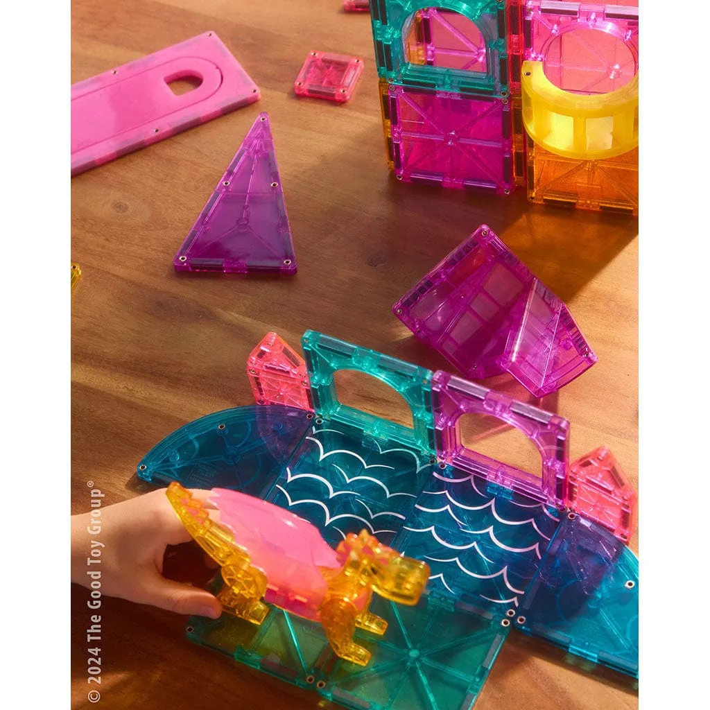 Magna-Tiles Castle DLX   MicroMAGS 48 Piece Set
