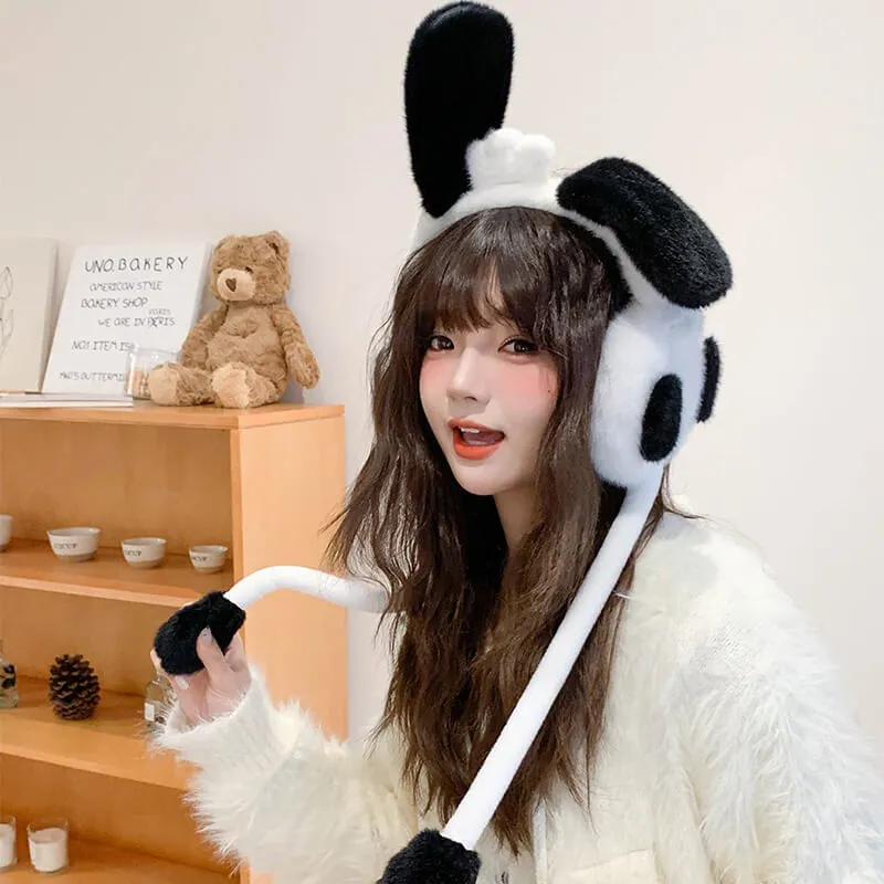 Pochacco Flap Dancing Ears Fluffy 3D Earmuffs