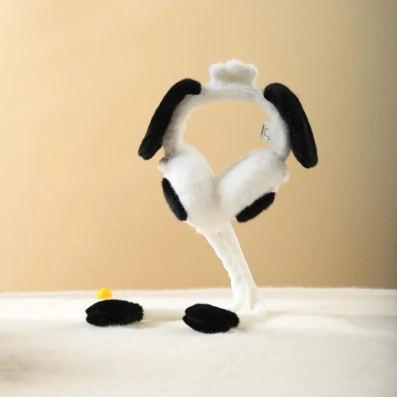 Pochacco Flap Dancing Ears Fluffy 3D Earmuffs