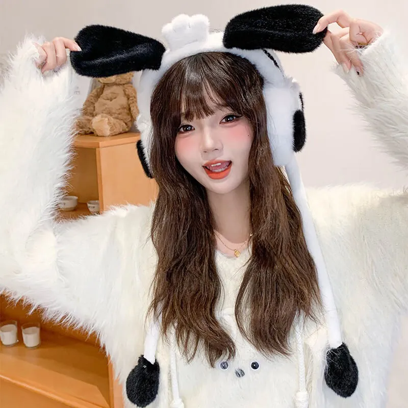 Pochacco Flap Dancing Ears Fluffy 3D Earmuffs