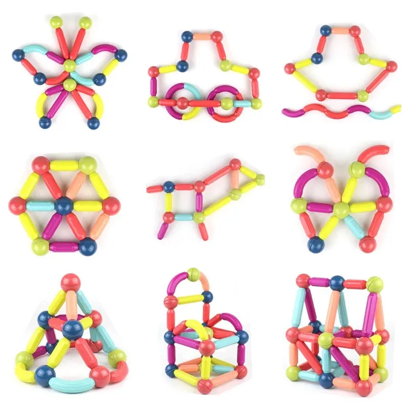 Pop - Magnetic bar Puzzle - 25 Pieces