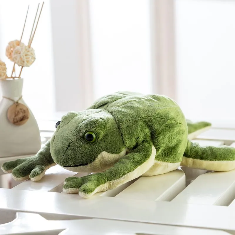 Realistic Kawaii Frog Plush Toy