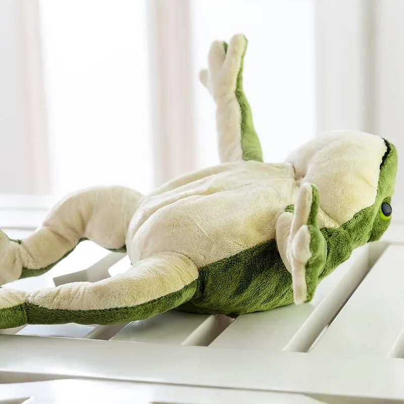 Realistic Kawaii Frog Plush Toy