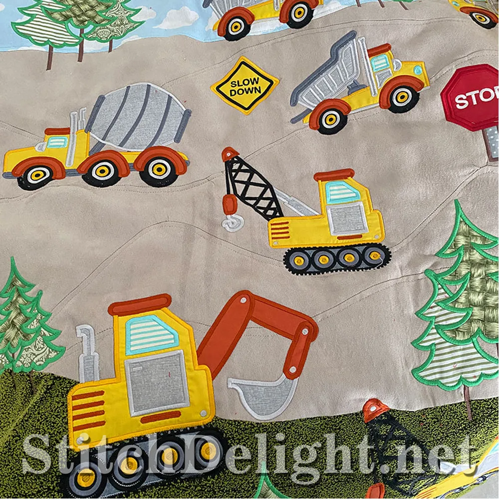 SDS1519 Construction Trucks Applique