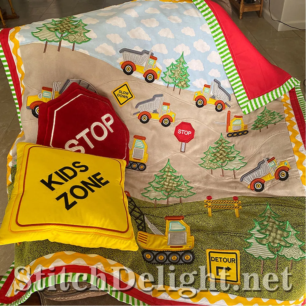 SDS1519 Construction Trucks Applique